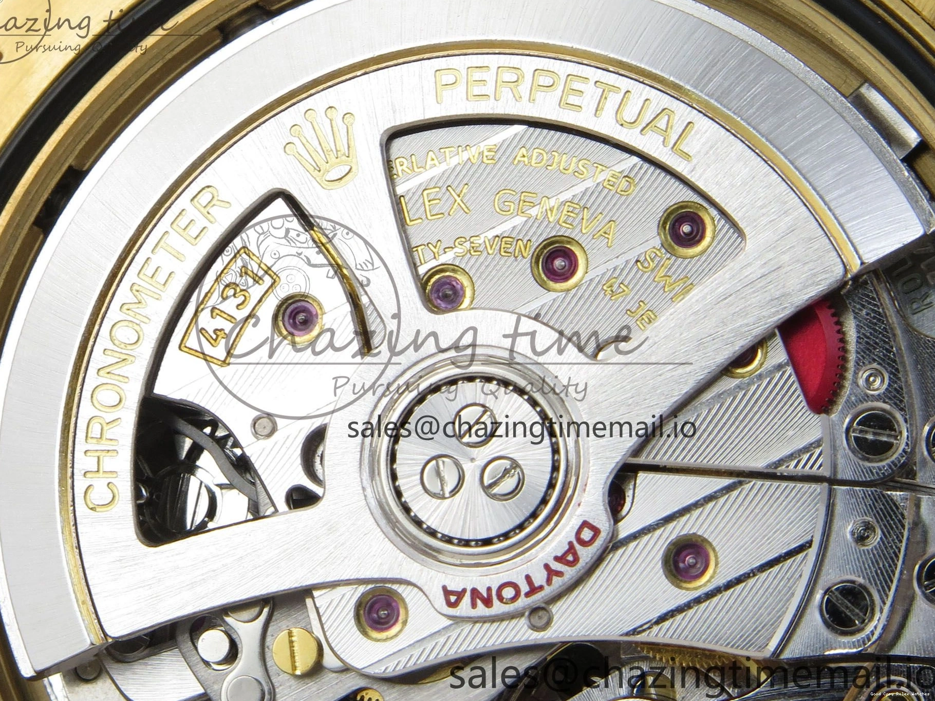 AAA Replica Watches Edition 126508 (Gain Casual Best SH4131 1:1 Weight) 305 Crystal On Dial Bracelet V6 Markers YG YG QF Daytona YG 1219